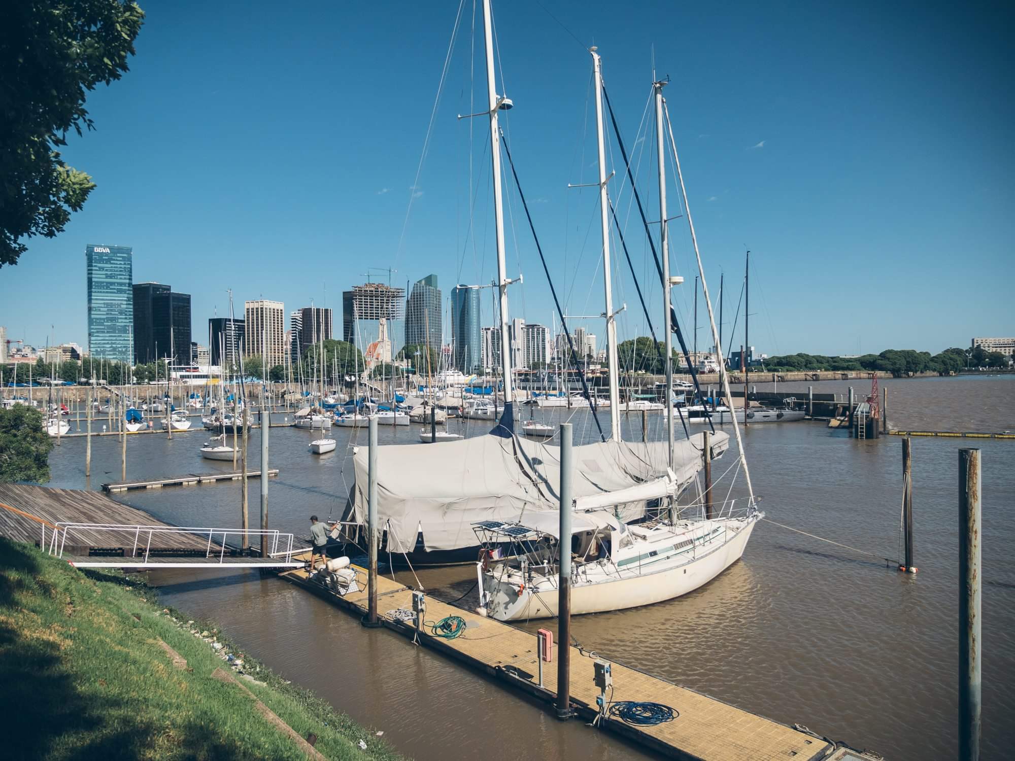 Départ du port de Buenos Aires