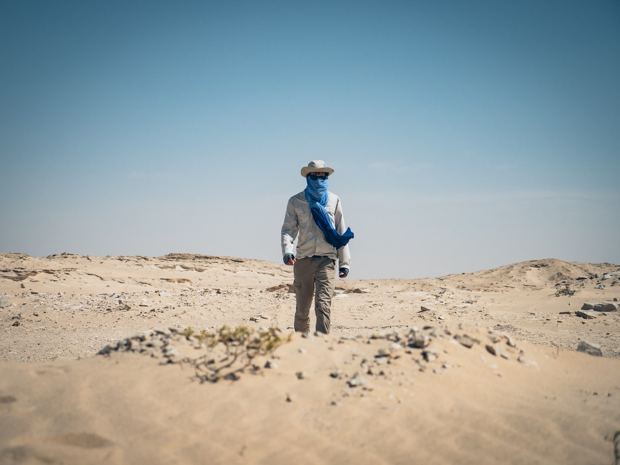 On doit se protéger du sable