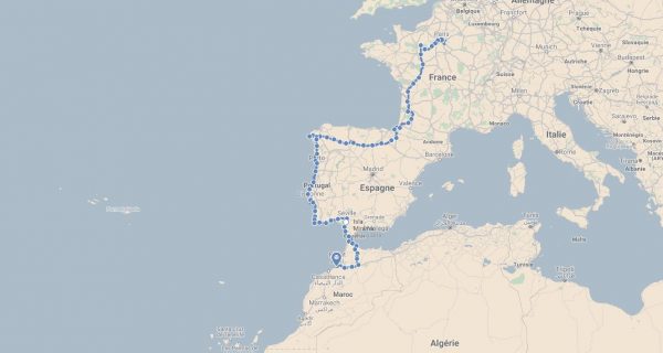 travel map septembre 2018